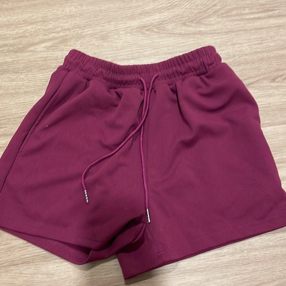 Purple shorts